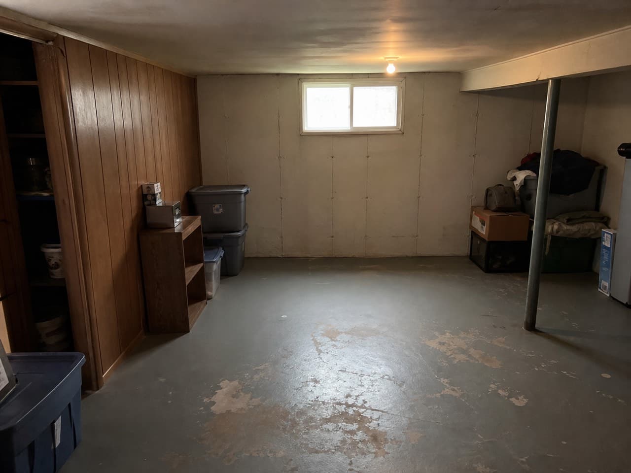 A basement before its AI redesign