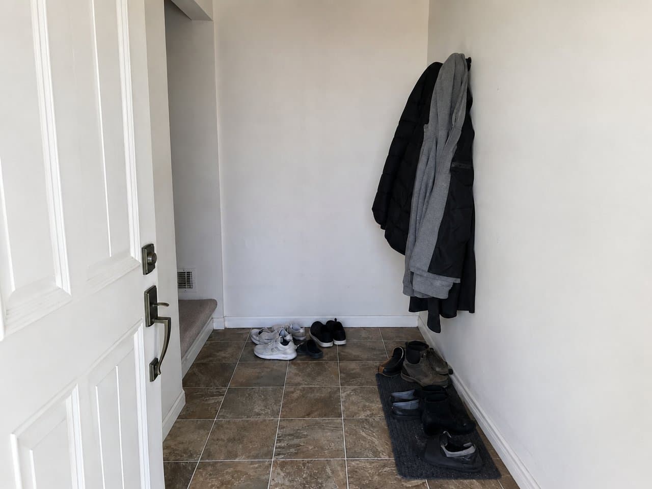 An entryway before its AI redesign