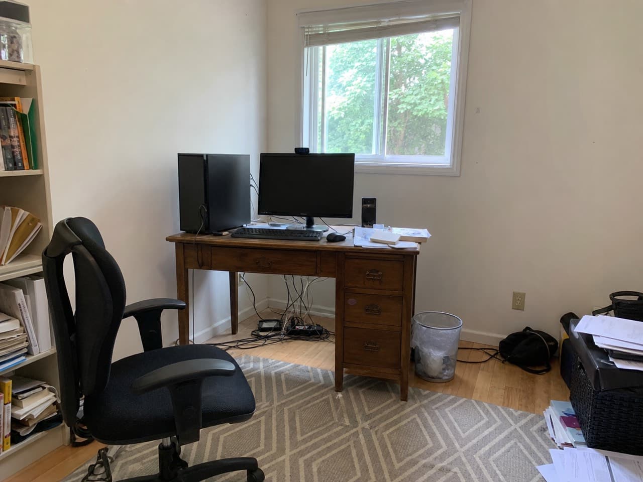 A home office before its AI redesign