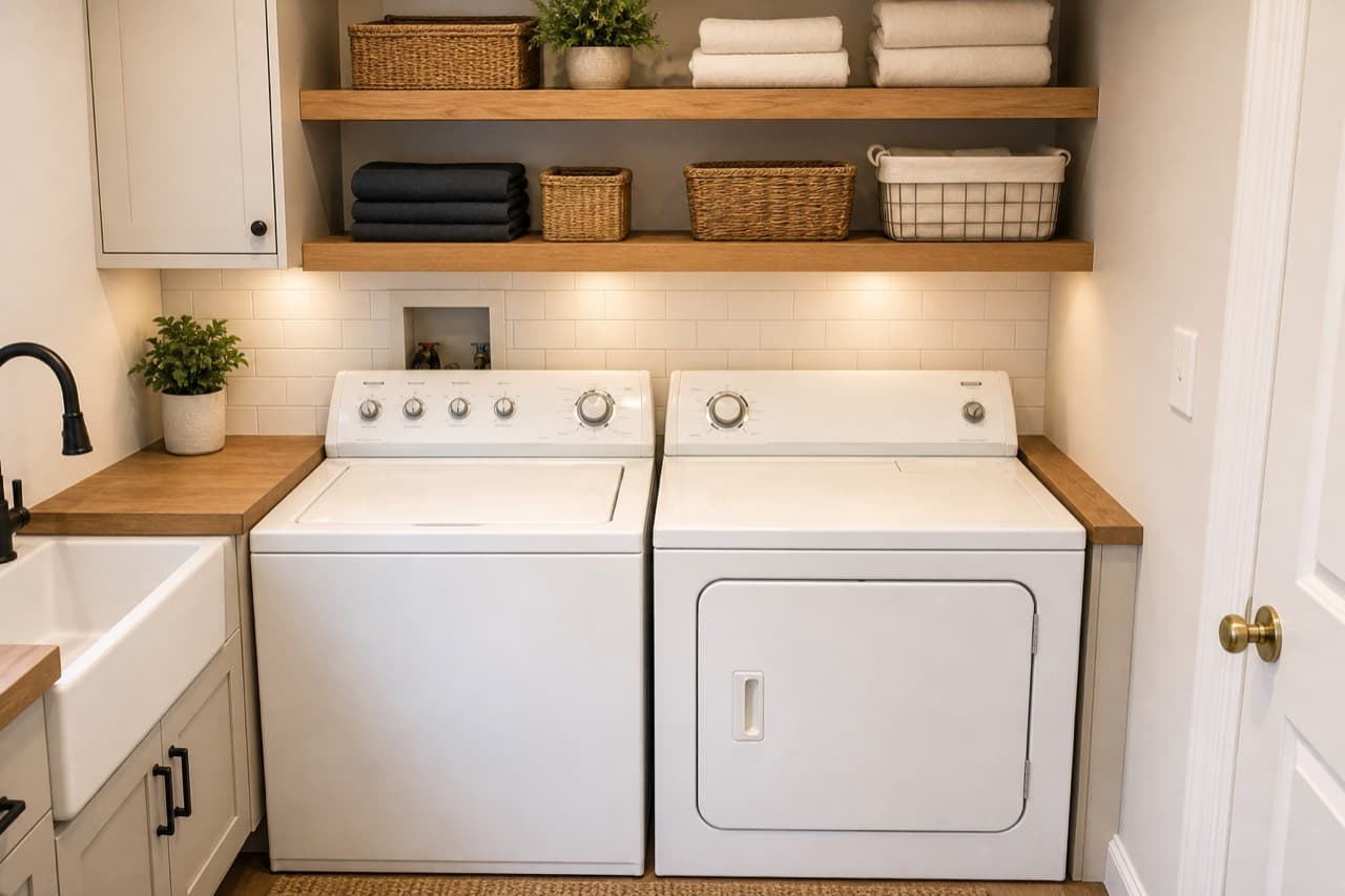 Laundry Room redesigned by Roomvana