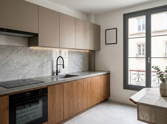 Our example kitchen in Contemporary room style