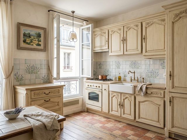 Our example kitchen in French Country style