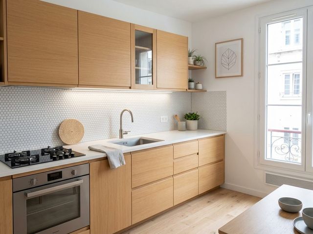 Our example kitchen in Scandinavian style
