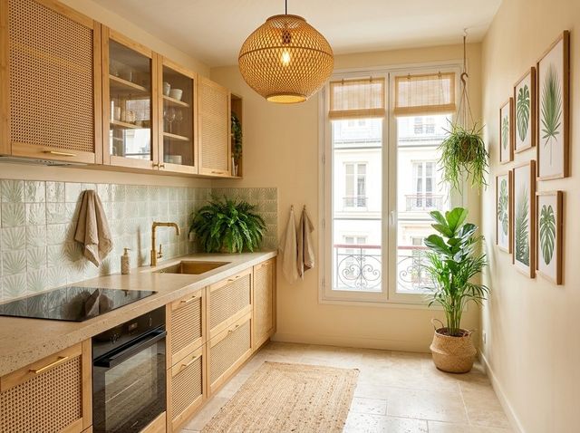 Our example kitchen in Tropical nursery style